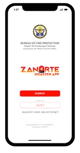 Zanorte Disaster App screenshot 5