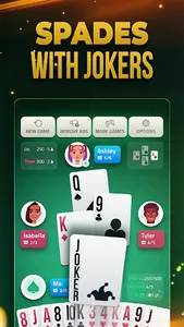 Spades Offline - Card Game screenshot 3