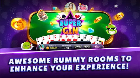 Gin Rummy Super - Card Game screenshot 2