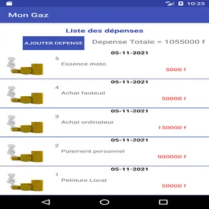 Mon Gaz screenshot 2