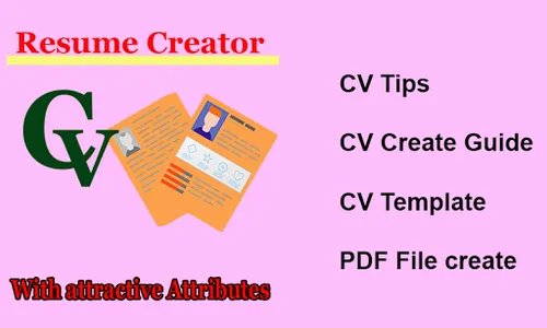 Shortest Resume/CV Maker screenshot 0