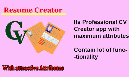 Shortest Resume/CV Maker screenshot 2