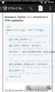 GTK+2 Reference Manual screenshot 2