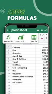 Excel Spreadsheet: Xls Viewer screenshot 4