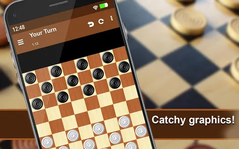 Checkers Game - Draughts Game screenshot 1