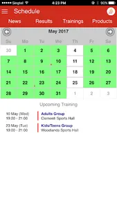 OBA Badminton App screenshot 0