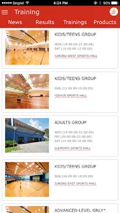 OBA Badminton App screenshot 1