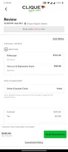 Clique Organic Salons screenshot 7