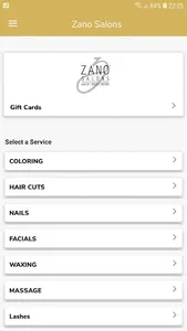 Zano Salons screenshot 0