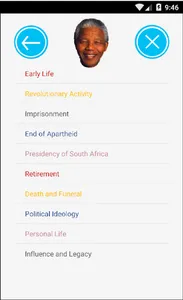 Nelson Mandela's Biography 2.0 screenshot 2