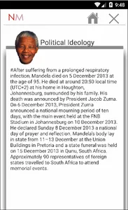 Nelson Mandela's Biography 2.0 screenshot 3