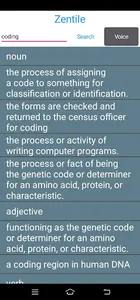 Zentile - dictionary app screenshot 2