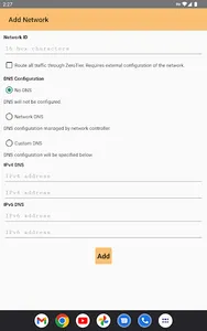 ZeroTier One screenshot 4