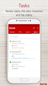 Zerto Mobile screenshot 4