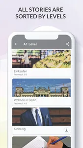 Learn German Text, Speak, Test screenshot 2