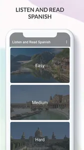 Listen and Read Spanish (Learn screenshot 0