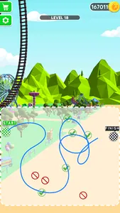 Draw Rollercoaster 3d screenshot 0