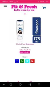 FIT AND FRESH VEGETABLE ONLINE screenshot 5