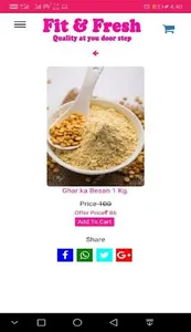 FIT AND FRESH VEGETABLE ONLINE screenshot 7