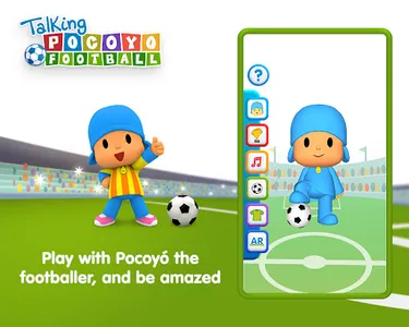 Talking Pocoyo Football screenshot 1