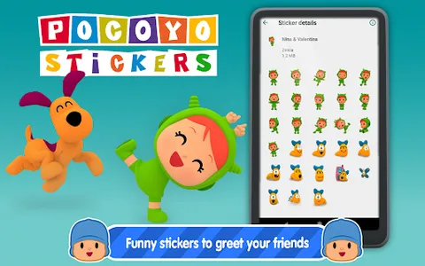 Pocoyo Stickers: Stickers for  screenshot 1