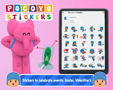 Pocoyo Stickers: Stickers for  screenshot 14