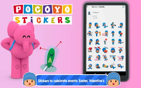 Pocoyo Stickers: Stickers for  screenshot 4