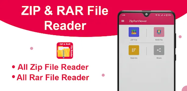 Zip File Reader - Zip & Unzip screenshot 0
