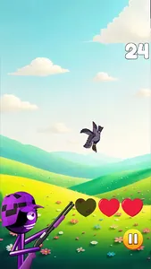 Stickman Duck Shooter screenshot 0