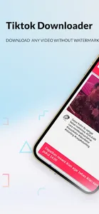 Tiktok Downloder No Watermark screenshot 0