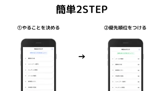超効率TODO -アイビー・リー式TODOリスト screenshot 1