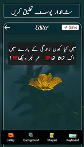 Urdu Text & Shayari on Photo screenshot 1