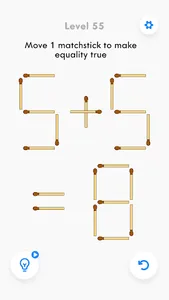 Matchstick puzzle screenshot 0