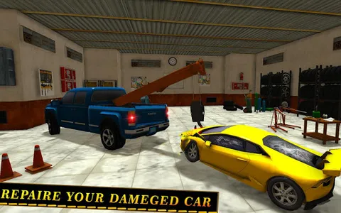 Tow Truck Car transporter Sim screenshot 8