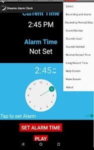 Dreams Alarm Clock - Full screenshot 0