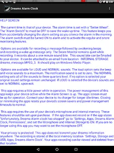 Dreams Alarm Clock - Full screenshot 11