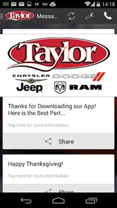 Taylor Chrysler Jeep Dodge Inc screenshot 1