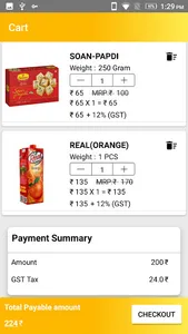 Hariom namkeen and sweets screenshot 2