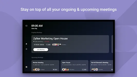 Zoho Cliq - Meetings on TV screenshot 0