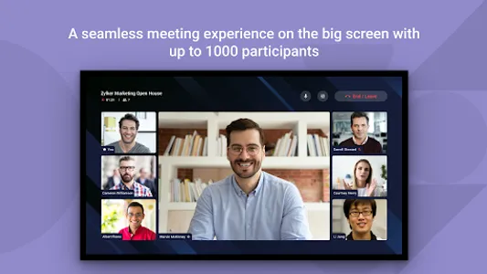 Zoho Cliq - Meetings on TV screenshot 2