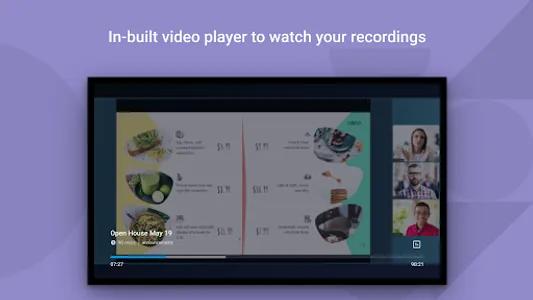 Zoho Cliq - Meetings on TV screenshot 4