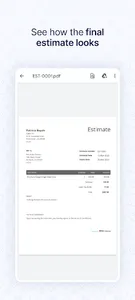 Estimate Generator - Zoho screenshot 3