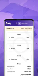 Zomy For Seller screenshot 2