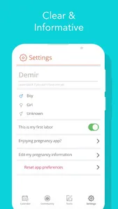 Pregnancy Tracker and Baby App screenshot 31
