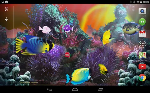 Exotic Aquarium LWP Ultimate screenshot 3