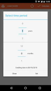 Loan Shark - Loan Calculator,  screenshot 5