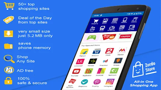 All In One Shopping App -Zordo screenshot 0