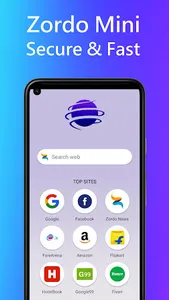 Mini Browser - Zordo Mini screenshot 0