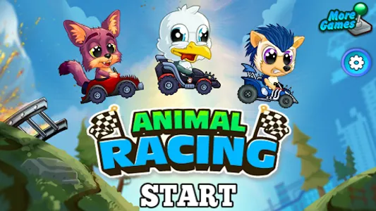 animal racing : racing cars screenshot 0