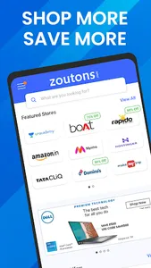 Zoutons: Coupons & Cashback screenshot 1
